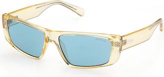 Guess GU8231 41V Mens Sunglasses Yellow Size 58