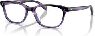 Oliver Peoples 52mm Square optical glasses in Violet at Nordstrom