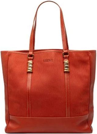 Loewe Pre-owned Velazquez Twist Tote - - Pre-owned - Donna - Rosso - ONE SIZE