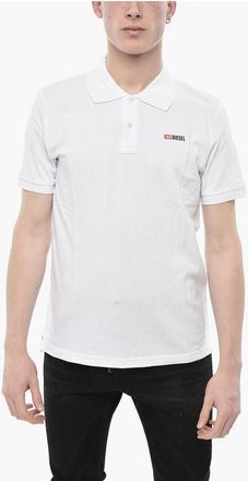 Diesel Two-Button Cotton Pique Polo T-SMITH-DIV size Xxl
