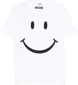 Moschino T-shirt met print - Wit