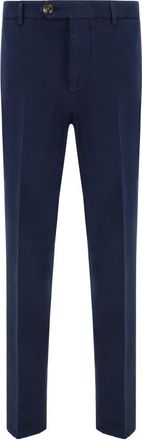Brunello Cucinelli Blue Slim Chino Pants