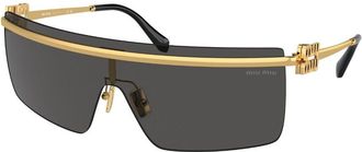 Miu Miu MU50ZS 5AK5S0 Womens Sunglasses Gold Size 142
