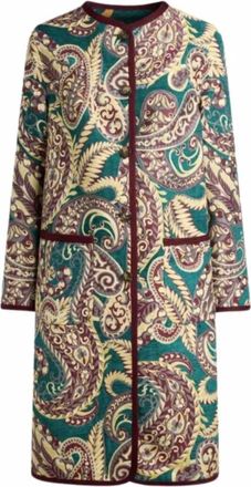 Etro Single-Breasted Coats - Dames - Mantel - Veelkleurig - S - Jassen