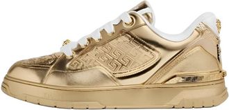 Versace Biggie Basket Metallic Sneakers Gold 10205931-A15073_1X00V