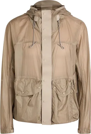 Ten c Ten C Skye Panelled Shell Jacket - Light Grey - M