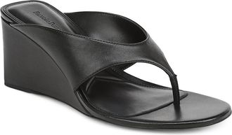 Favorite Daughter Emerson Wedge Sandal in Black at Nordstrom, Size 5