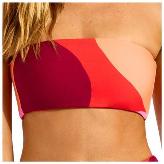 Seafolly Sorrento Reversible Tube Top Bikini-Top f&uuml;r Damen | orange