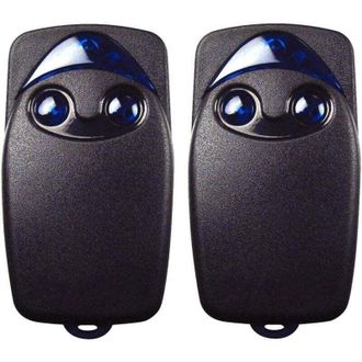 Elle 2 Mandos A Distancia Flo2r-s De 433,92 Mhz Con 2 Botones Para Puertas De Garaje El&eacute;ctricas, Compatibles Con El Mando A Distancia Nice Remote Para Puer