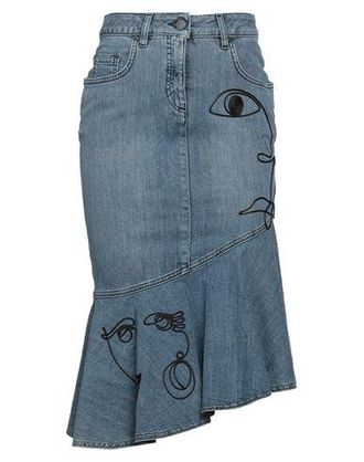 Moschino BOTTOMWEAR - Denim skirts on YOOX.COM