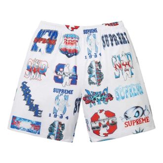 SUPREME SS26 Flash Mesh Short White SUP-SS26-297-WHT