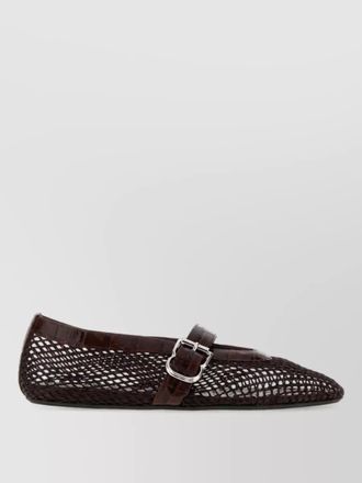 Alaia mesh ballerina shoes