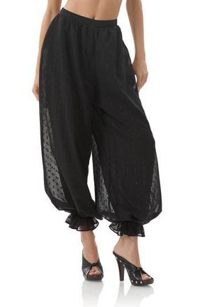 AFRM James Clip Dot Pants in Noir at Nordstrom Rack, Size Xx-Small