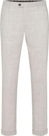 Billionaire Boys Club Broeken Tailored Fit - Heren - Nette broeken - Grijs - L - Wol - Broeken