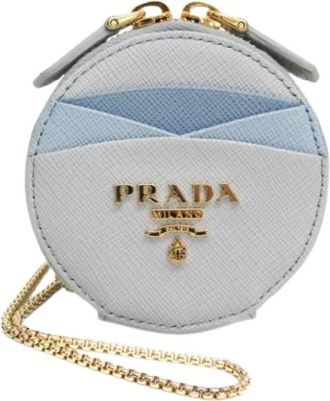 Prada Pre-owned Vintage Mini Bag - Dames - Vintage Mini Tas - Grijs - ONE Size - Leer - Vintage