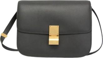 Celine Pre-owned Leather celine-bags - Dames - Vintage Schoudertas - Zwart - ONE Size - Vintage