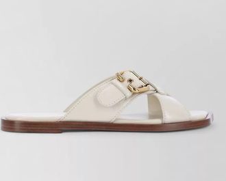 Chlo&eacute; leather sandals