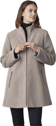 Junge Marie Coat - Dames - Parka Jassen - Beige - XL - Wol - Jassen