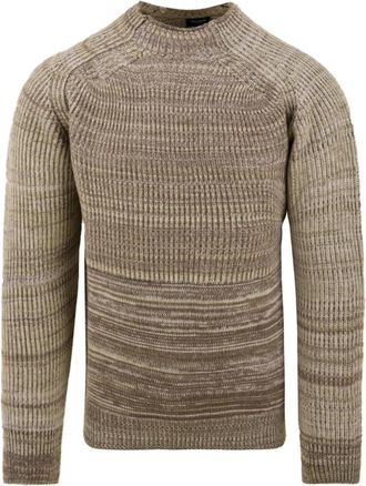 Drumohr Sweater - Heren - Ronde hals truien - Bruin - XL - Truien & Vesten