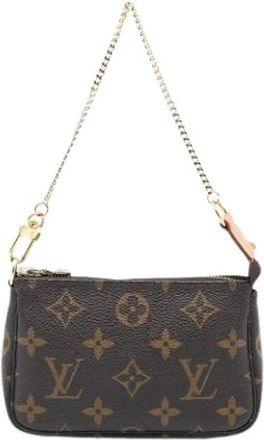 Louis Vuitton Pre-owned Mini Bags, female, Brown, Size: ONE SIZE Pre-owned Mini Pochette Accessoires