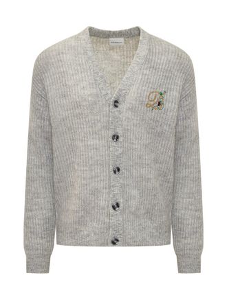 Drôle de Monsieur Cardigan With Logo