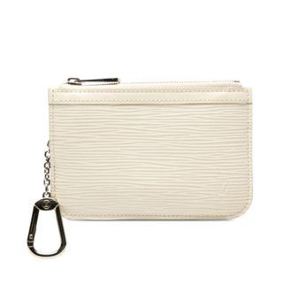 Louis Vuitton White Leather Pochette (Pre-Owned)