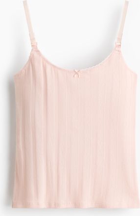 H&M MAMA Stilltop in Pointelle - Orange