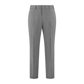 THE (ALPHABET) Pantaloni Sartoriali Elasticizzati - - Trousers - Uomo - Grigio - L