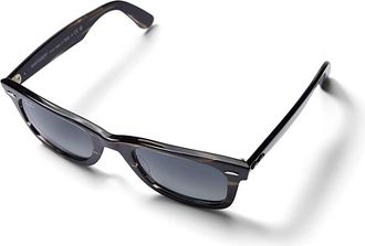 Ray-Ban RB2140 Wayfarer Gradient Mens Sunglasses Plastic Frame Fashion Mens Sunglasses Striped Grey/Gradient Grey : 50mm