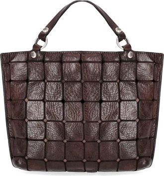 Campomaggi Acacia Handtas - Dames - Handtassen - Bruin - ONE Size - Katoen - Tassen
