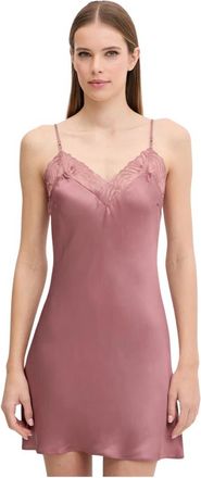 Chantelle Legend Nachtjapon - Dames - Nachtjurken - Bruin - L - Polyester - Nachtkleding
