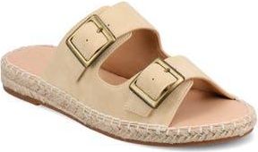 Journee Collection Tresah Espadrille Sandal in Beige at Nordstrom Rack, Size 8.5