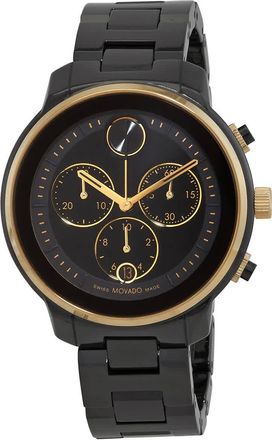 Movado Bold Verso Chronograph Quartz Black Dial Ladies Watch 3600932