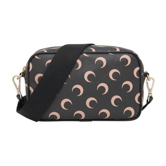 Marine Serre Dames, Tassen, Zwart, Maat: ONE Size Katoen