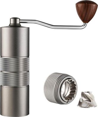 OEM Molinillo De Caf&eacute; Manual Port&aacute;til De Acero Inoxidable Con Ajustes Regulables Y Doble Rodamiento. Ideal Para El Hogar, La Oficina, El Camping Y Como Re