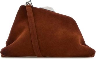 The Attico Day Off Clutch - Dames - Handtassen - Bruin - ONE Size - Leer - Tassen