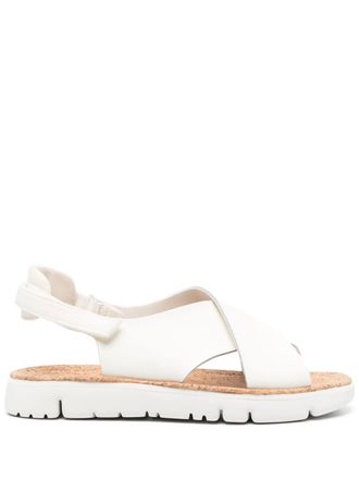 Camper Sandali Oruga in pelle - Bianco