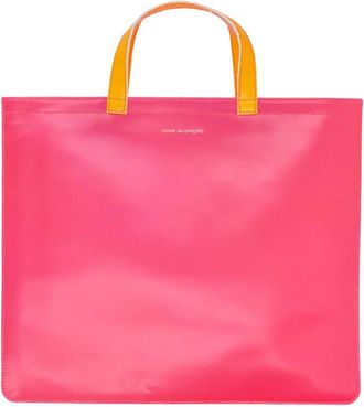 Comme Des Gar&ccedil;ons Tassen, unisex, Roze, ONE Size, Leer, Super Fluo Tote Bag