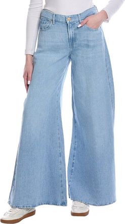 7 For All Mankind Willow Linen-Blend Kansas Wide Jean