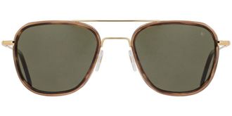 American Optical Flynn 2GNN Mens Sunglasses Brown Size 55