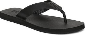 Vince Fiji Leather Flip Flop in Black-Fa at Nordstrom, Size 11