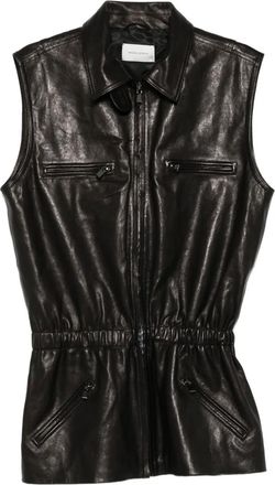 Magda Butrym Gilet elasticizzato - Nero