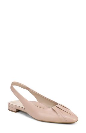 Vionic Gabriella Slingback Flat in Rugby Tan Leather at Nordstrom, Size 8.5