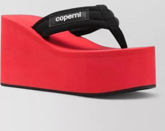 Coperni platform wedge slides and open toe sandals