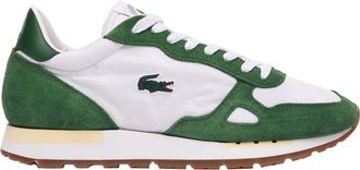 Lacoste Heren Partner Leather 70s Trainers (Wit)