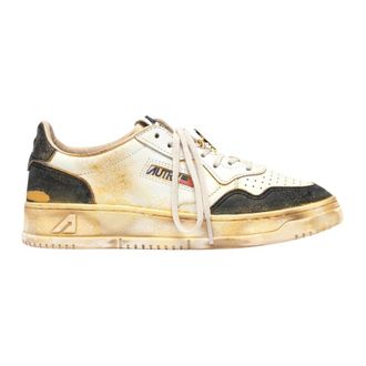 Autry Medalist Low Super Vintage - Heren - Sneakers - Wit - 42 EU - Katoen - Schoenen