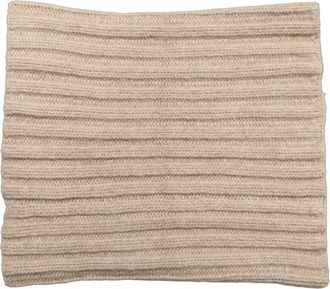 Dolce & Gabbana Ribbed Knit Scarf - Beige