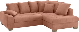 Mr. Couch Ecksofa »Nikita II, L-Form, bis 140kg pro Sitzplatz belastbar« mit Kaltschaumpolsterung, wahlweise mit Bett und Bettkasten