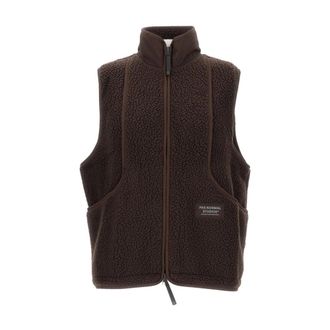 Pas Normal Studios Vests, male, Brown, Size: S Off-Race Pile Fleece Vest