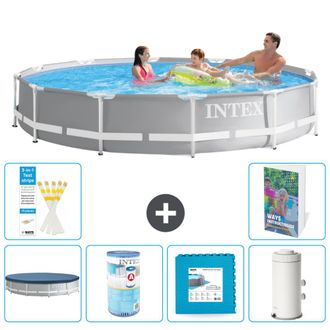 Intex Piscina Prism Frame Redonda - 366x76 Cm - 7-piezas S80